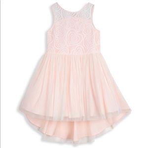 Pippa & Julie Little Girl's Heart Lace Ballerina Dress size 6